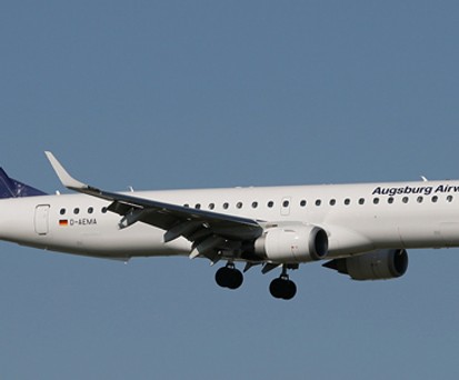 Der letzte Flug: Augsburg Airways hat den Betrieb eingestellt.