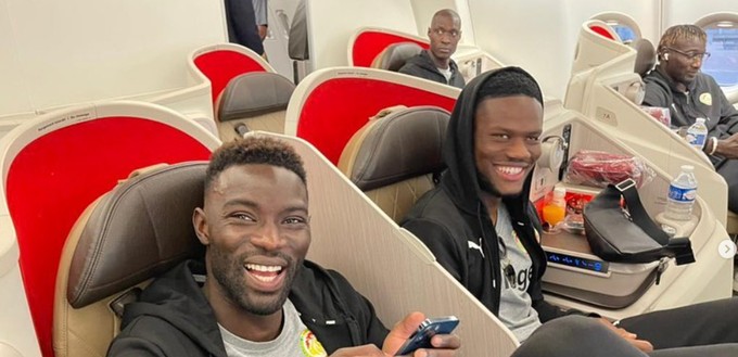 Das Team aus dem Senegal reiste mit einem Airbus A330-900 (Kennzeichen 6V-ANB) von Air Senegal von Dakar über Paris nach Doha.