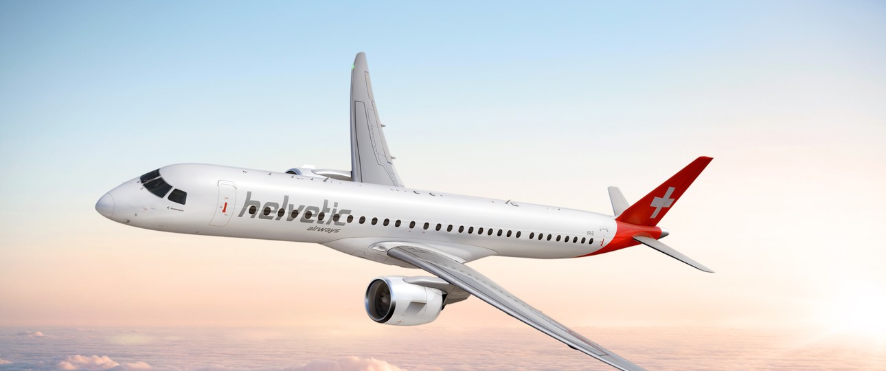 Als Ersatz für die Fokker 100 und ihre Embraer E190 setzt Helvetic Airways auf Embraer E190-E2.