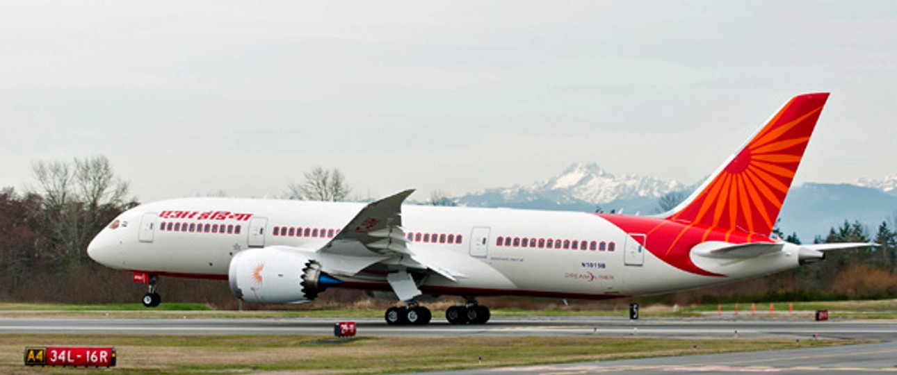 Dreamliner von Air India: Die Übergabe weiterer Exemplare verzögert sich.