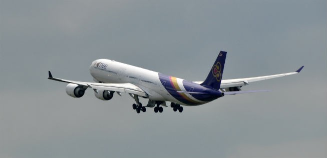 Airbus A340-600 von Thai Airways.