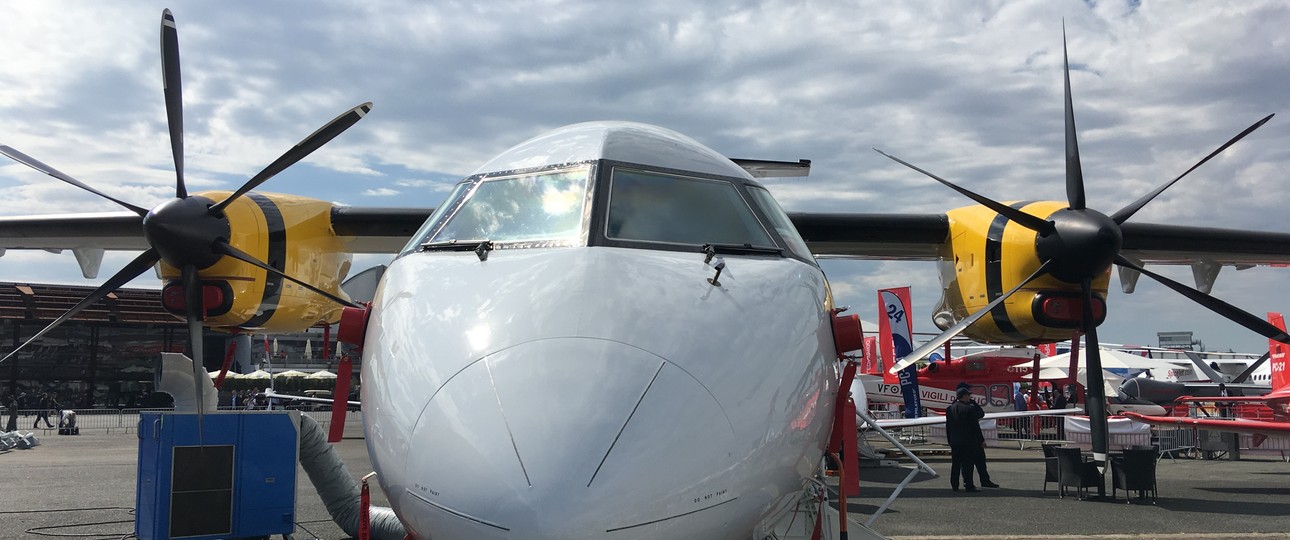 Dornier 328 Turboprop in Le Bourget: Soll künftig in Leipzig gebaut werden.