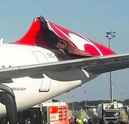 Nach Kollision <a href="https://www.aerotelegraph.com/airbus-a330-rasiert-leitwerk-eines-a321-ab">abgeknicktes Leitwerk (Istanbul 2018)</a>: Solche Zwischenfälle könnte man verhindern.