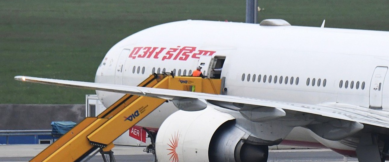 Boeing 777 von Air India: Gerade häufiger Gast - zum Tanken.