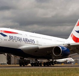 Landung eines Airbus A380: British Airways will sie noch leiser machen.