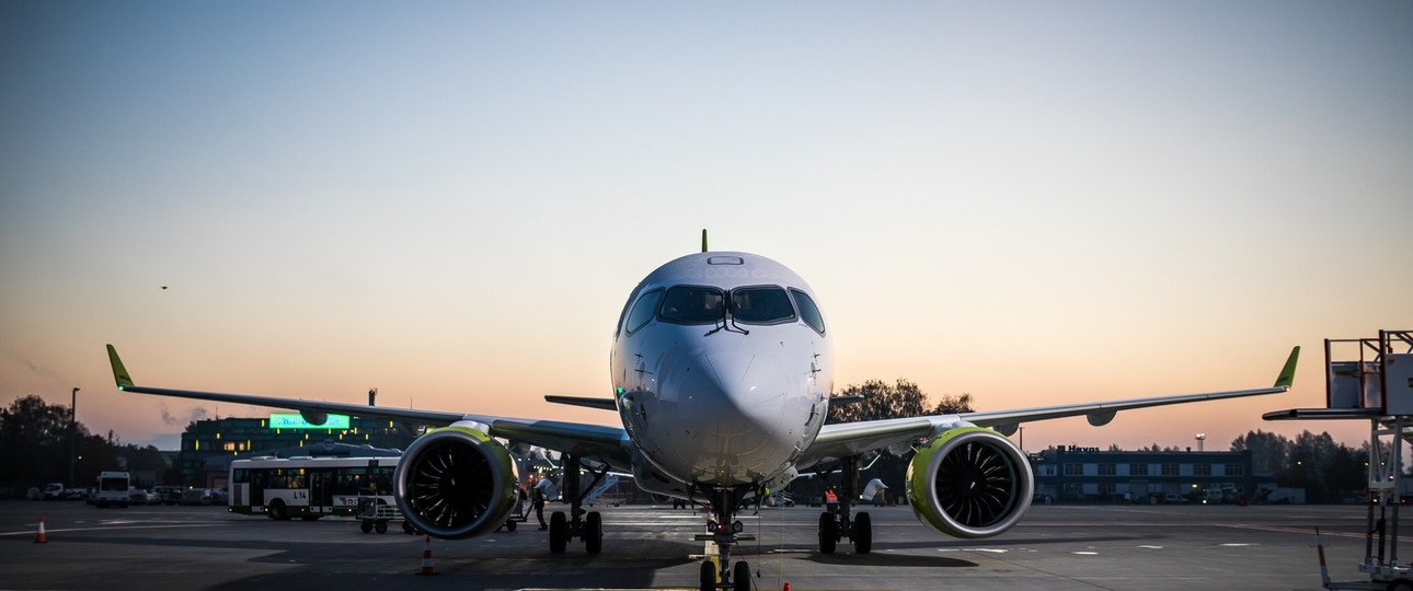 Airbus A220 von Air Baltic: Neue Tochtergesellschaft in der Schweiz.