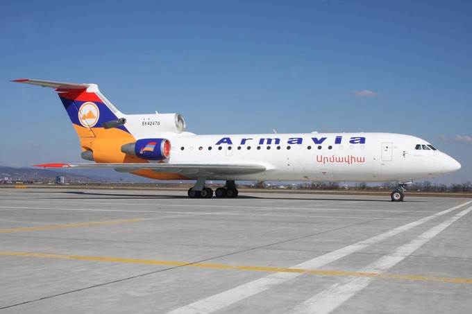 Armavia betrieb auch eine Yakovlev Yak 42.