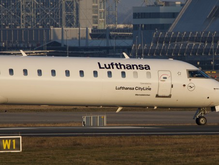 Bombardier CRj von Lufthansa Cityline: Keine Flüge mehr.