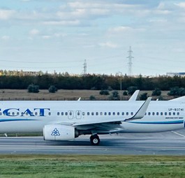 Boeing 737-800 von Scat: Bald auf dem Weg nach Wien?