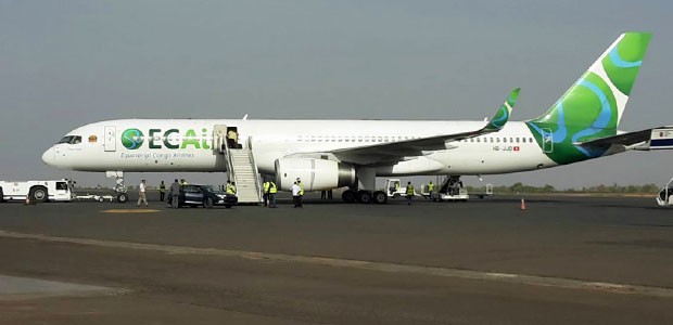 Eine Boeing 757-200 von Privatair: Sie fliegt für EC Air zwischen Brazzaville und Paris.