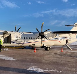 Flieger von Lübeck Air: In den hohen Norden.