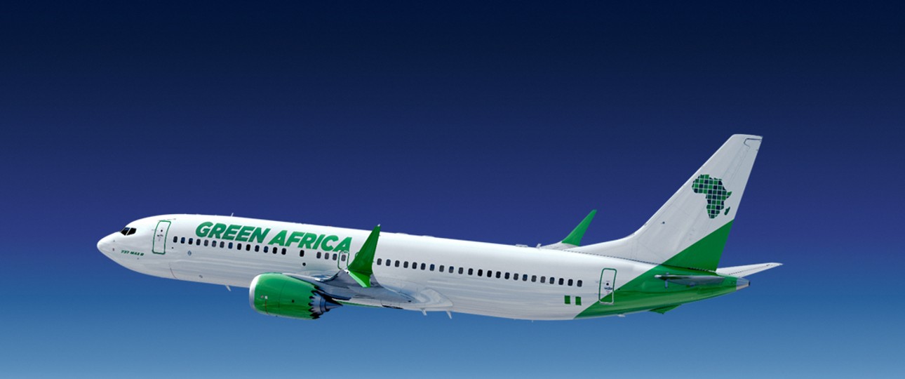 Boeing 737 Max in den Farben von Green Africa Airways: Ehrgeiziges Projekt.