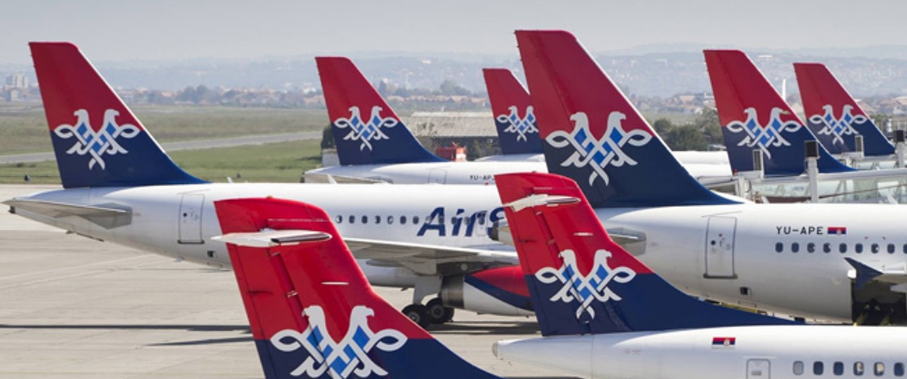 <strong>Air Serbia, Serbien</strong>: + 43 Prozent.