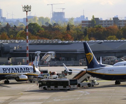 Jets von Ryanair: Immer mehr bleiben am Boden.