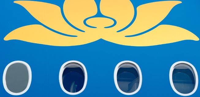 Fensterpartie eines Airbus A350 von Vietnam Airlines: Die Airline ordert mehr Exemplare.
