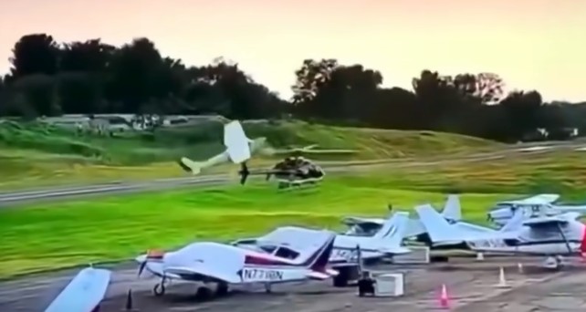 Der Moment bevor das Kleinflugzeug mit dem Helikopter Kollidiert: Jetzt ist der NTSB-Bericht erschienen.