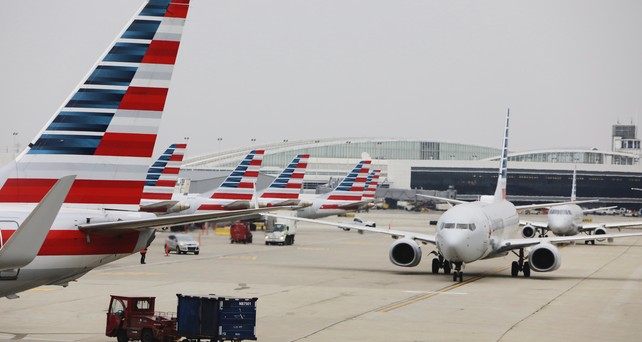 Flieger von American Airlines: Der Wintersturm setzte der Airline hart zu.