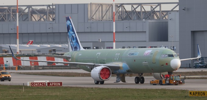 Der erste Airbus A321 XLR: Das Flugzeug ...