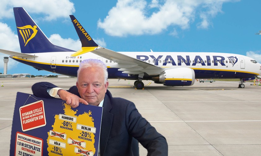 Ryanairs Airline-Chef Eddie Wilson: Kürzt in Deutschland.