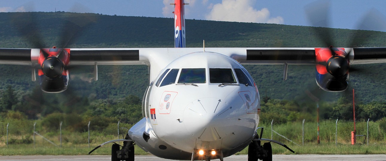 ATR 72 von Air Serbia: Neue Inlandsstrecke.