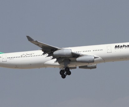 Ein anderer Airbus A340 von Mahan Air: Die Airline bekommt Jets über Umwege.