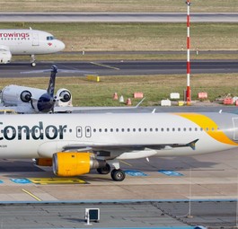 Jets von Eurowings und Lufthansa sowie Condor: Weniger Zusammenarbeit.