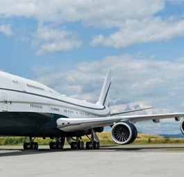 Boeing BBJ 747-8 im Design von Cabinet Alberto Pinto: Richtig edel wird es im Inneren.