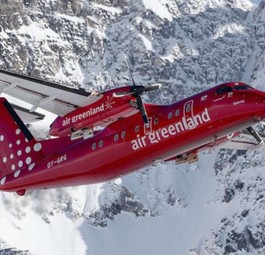 De Havilland Dash 8-200 von Air Greenland: Neue Flüge zwischen Nuuk und Iqaluit.