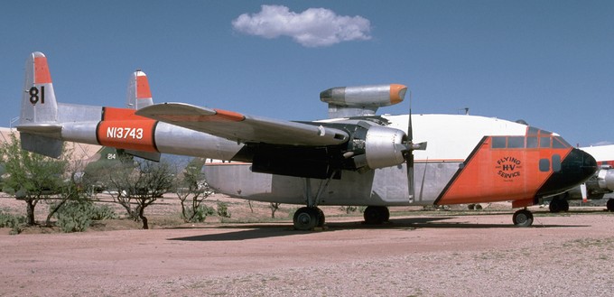 Fairchild 119C Boxcar von Hemet Valley Flying Service.