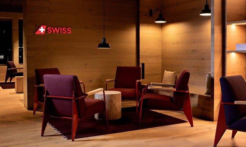 Alpine Lounge: Swiss opened the new area for frequent travelers in last November.
