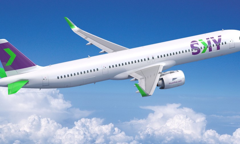 Airbus A321 XLR von Sky Airline: So soll er aussehen.