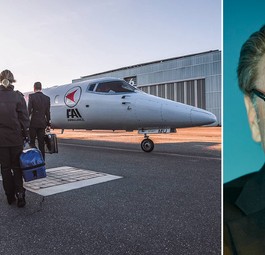 Ambulanzjet von FAI, Firmenchef Siegfried Axtmann: Rund 1000 Patienten pro Jahr.