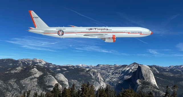 Die Flagship-Lackierung auf der Boeing 777: Ab November live zu sehen.