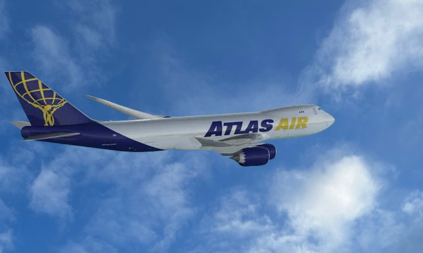 Boeing 747-8 in den Farben von Atlas Air: Das letzte Exemplar fliegt erst später.
