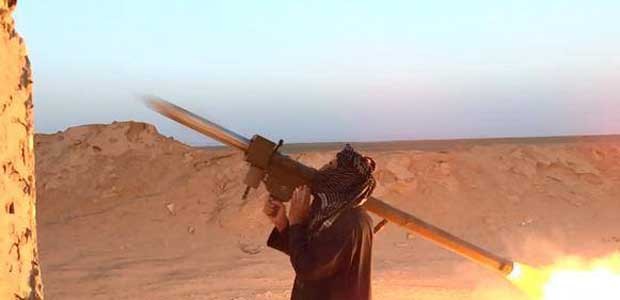 Isis-Rebell mit chinesischem FN-6 Manpads: Gefahr für Flieger.
