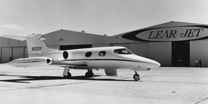 ... wo der Jet in den 1960er-Jahren gebaut und ausgeliefert wurde.
