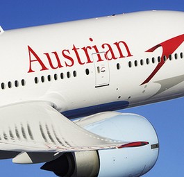 Erhöhte Vibrationswerte: Wegen Triebwerksproblemen musste eine Austrian-Airlines-Maschine in Frankfurt außerplanmäßig landen.