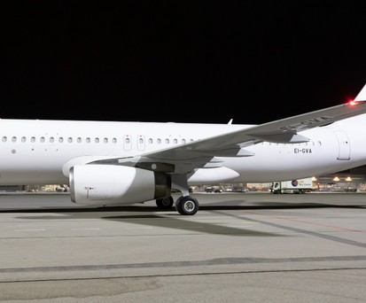 Der Airbus A320 mit dem Kennzeichen EI-GVA: Fliegt er bald für Leav Aviation?