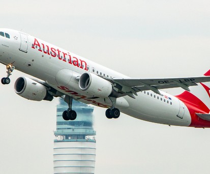 Airbus A320 von Austrian Airlines: Wieder viel unterwegs.