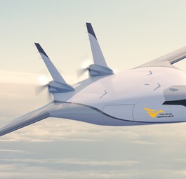Flach und breit, erinnert ein wenig an eine Flunder: Die Natilus 3.8T soll das erste von mehreren autonom fliegenden Frachtflugzeugen sein.