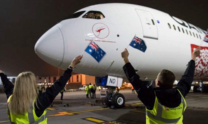 Ankunft von Flug QF9 aus Perth in London: Mehr Nachfrage nach allen Flügen.