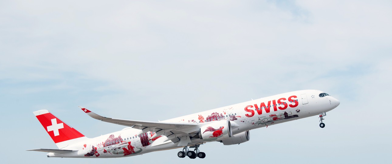 Erstflug der HB-IFA: Der erste Airbus A350 von Swiss wird Anfang Oktober in Zürich eintreffen.