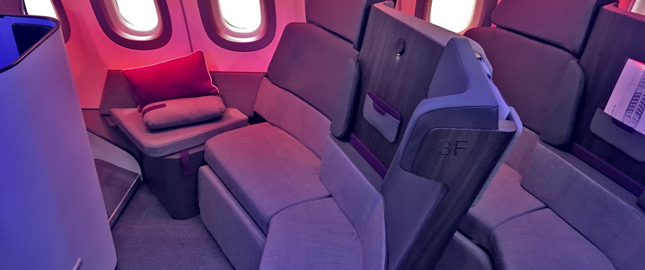 Airbus Settee Corner: Sofa statt ausfahrbarer Liegesitz