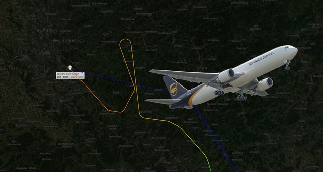 boeing 767 f ups koeln bonn