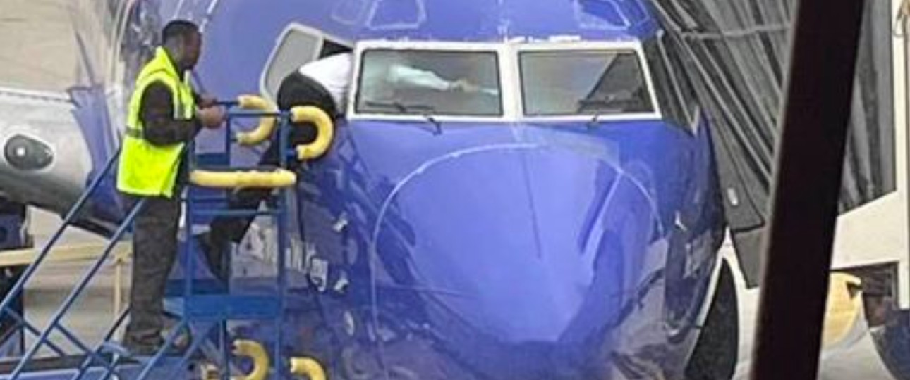 Southwest-Pilot: Er musste durchs Fenster einsteigen.