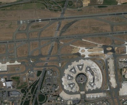 Pisten 09L und 09R des Flughafens Paris-Charles de Gaulle: Es war knapp.