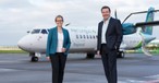 Aer-Lingus-Chefin Lynne Embleton und Emerald-Chef und -Eigentümer Conor McCarthy: «Große Chancen».