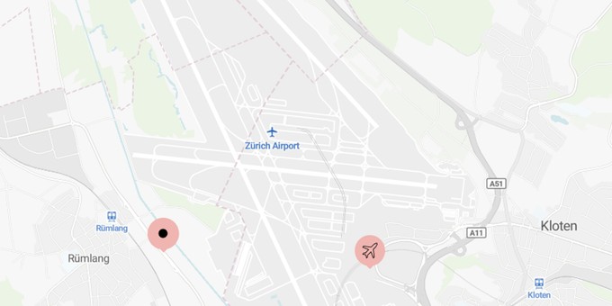 Das Hotel bietet einen beeindruckenden Blick auf die Start- und Landebahnen.