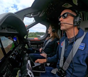 Testflug für die Autoland-Zertifizierung für den Pilatus PC-12: Die Testcrew musste nicht eingreifen. 