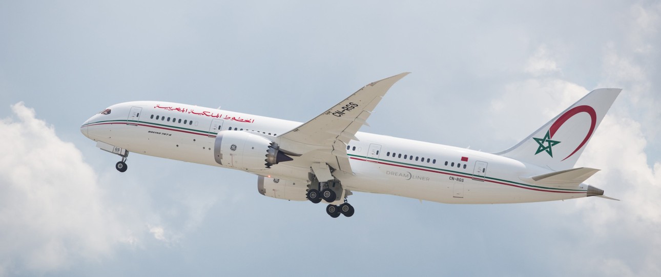Flieger von Royal Air Maroc: In einem Jet entstanden unangebrachte Fotos.